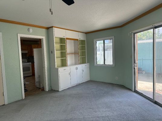 Empty room, Interior, Kitchen