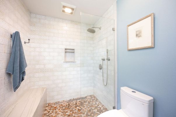 Bathroom, Glass Shower, Interior