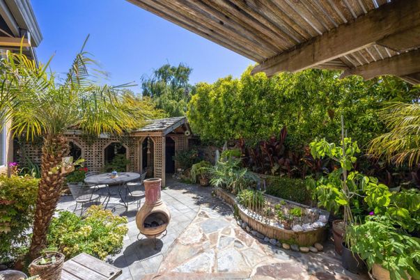 Backyard, Exterior, Fireplace