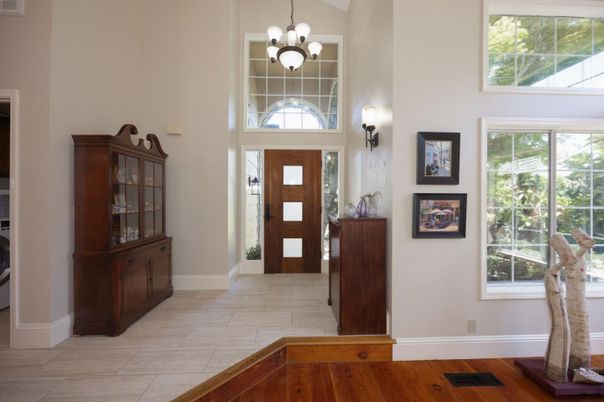 Chandelier, Interior, Wood Texture Flooring