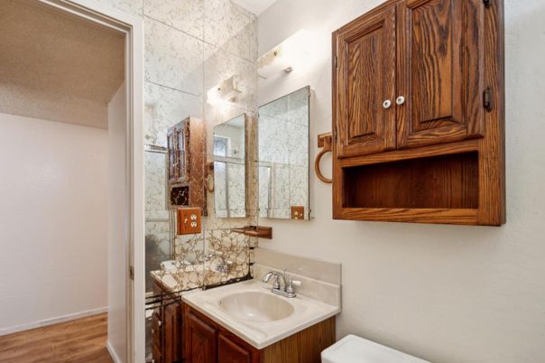 Bathroom, Interior, Wood Texture Flooring