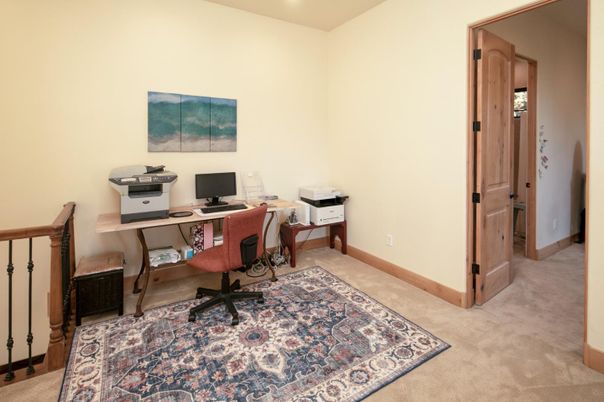 Home Office, Interior, Recessed Lighting
