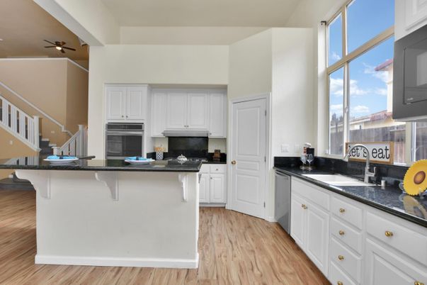 Interior, Kitchen, Wood Texture Flooring