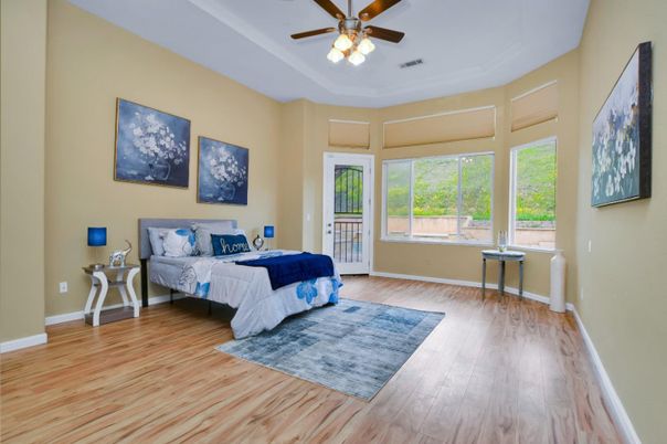 Bedroom, Interior, Wood Texture Flooring