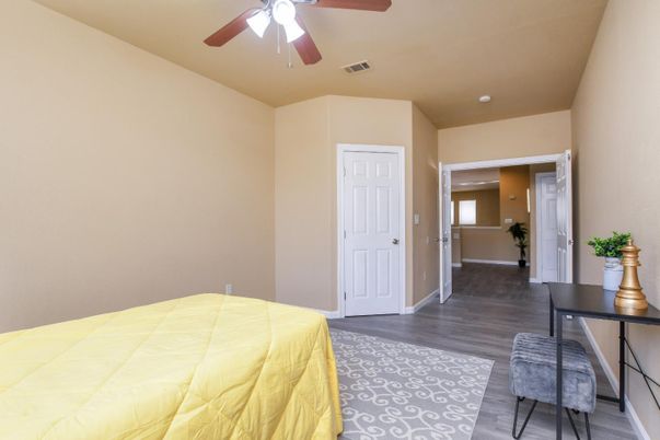 Bedroom, Interior, Wood Texture Flooring
