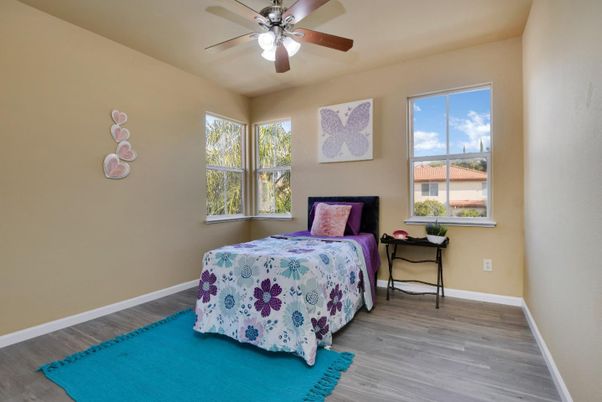 Bedroom, Interior, Wood Texture Flooring