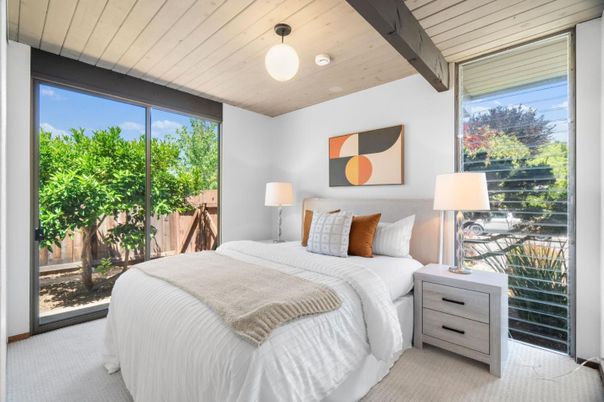 Bedroom, Interior, Wooden Ceilings
