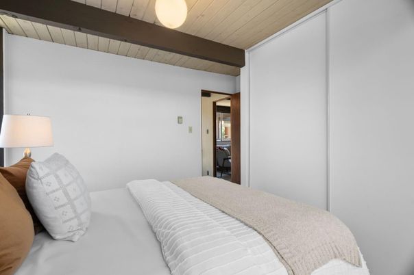 Bedroom, Interior, Wooden Beams
