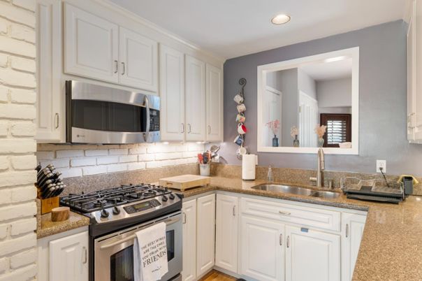 Interior, Kitchen, Recessed Lighting, Stainless Steel Appliances