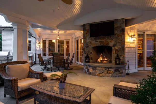Exterior, Fireplace