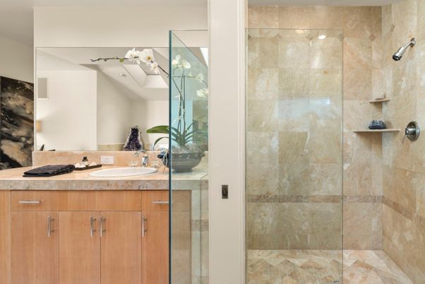 Bathroom, Glass Shower, Interior