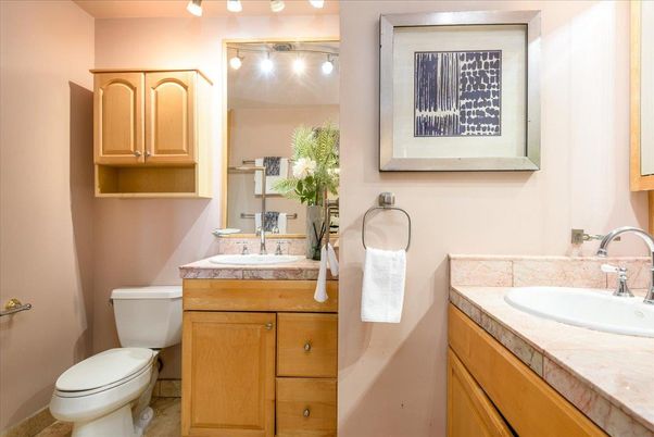 Bathroom, Dual Sink Vanities, Interior, Tile Countertops