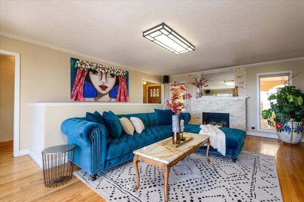 Fireplace, Interior, Living room, Wood Texture Flooring