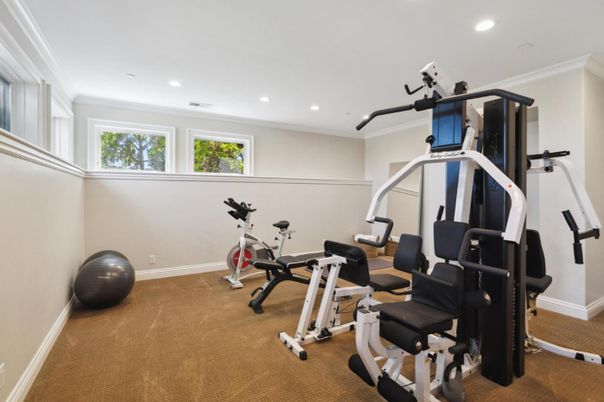 Fitness Equipment, Interior, Recessed Lighting
