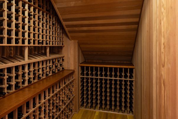 Interior, Wine Storage, Wooden Ceilings, Wood Texture Flooring