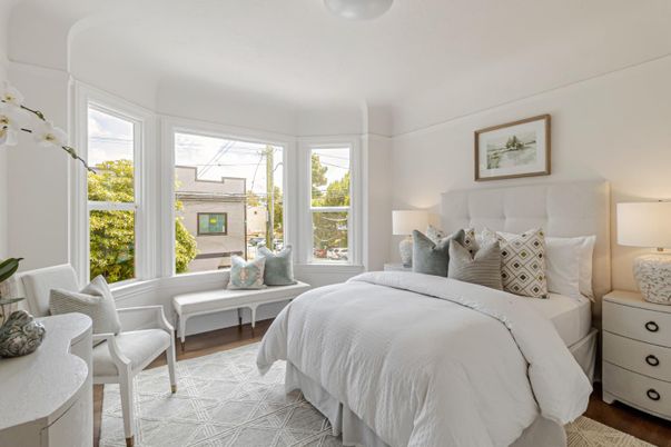 Bedroom, Interior, Wood Texture Flooring