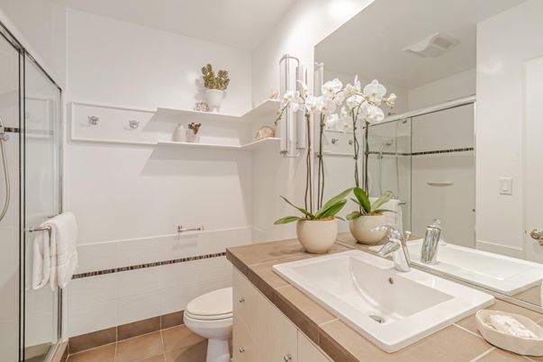 Bathroom, Glass Shower, Interior