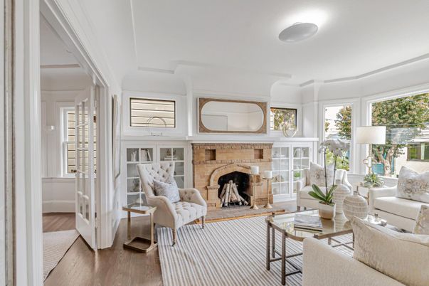 Fireplace, Interior, Living room, Wood Texture Flooring