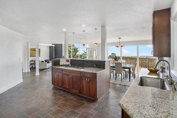 Dining room, Interior, Kitchen, Living room, Pendant Lights, Recessed Lighting
