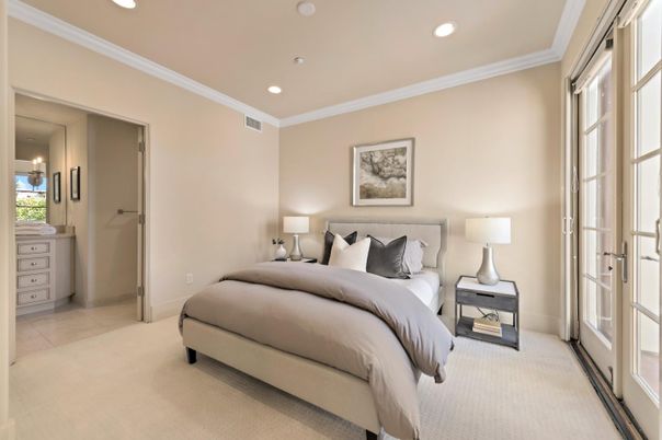 Bedroom, Interior, Recessed Lighting