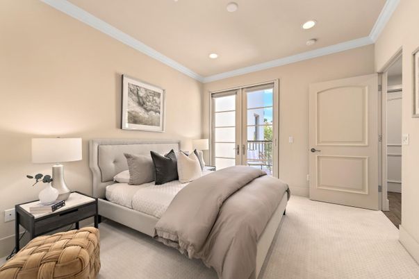 Bedroom, Interior, Recessed Lighting