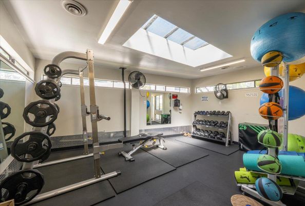 Fitness Equipment, Interior, Recessed Lighting