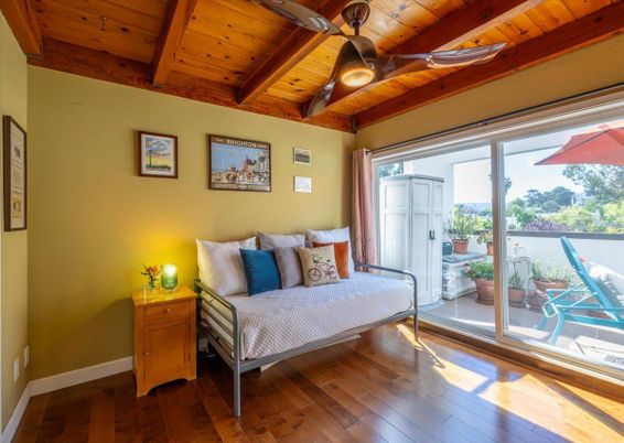 Bedroom, Interior, Wooden Beams, Wooden Ceilings, Wood Texture Flooring