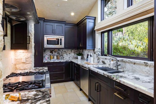 Interior, Kitchen, Recessed Lighting, Stainless Steel Appliances