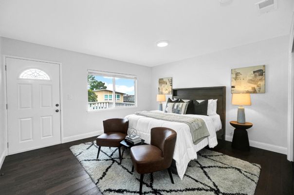 Bedroom, Interior, Wood Texture Flooring