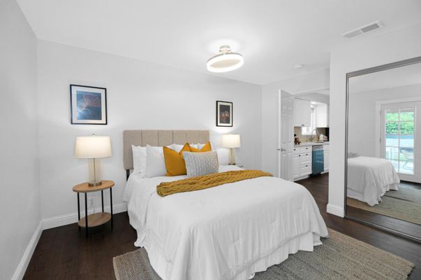 Bedroom, Interior, Wood Texture Flooring