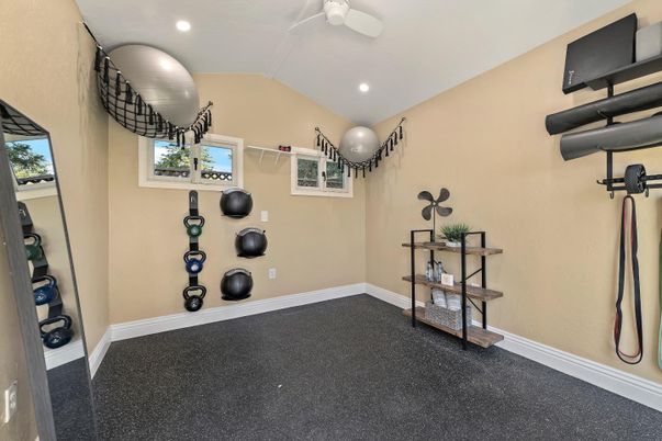 Fitness Equipment, Interior, Recessed Lighting