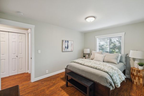 Bedroom, Interior, Wood Texture Flooring