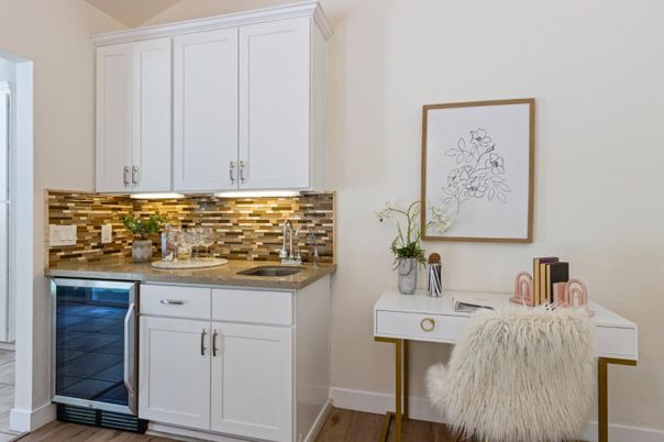 Home Office, Interior, Wood Texture Flooring