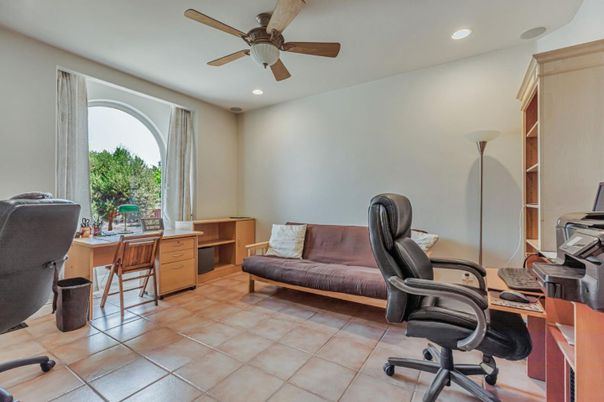 Home Office, Interior, Recessed Lighting