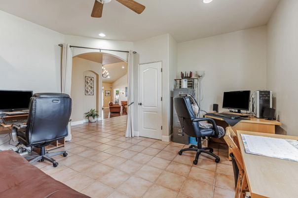 Home Office, Interior, Recessed Lighting