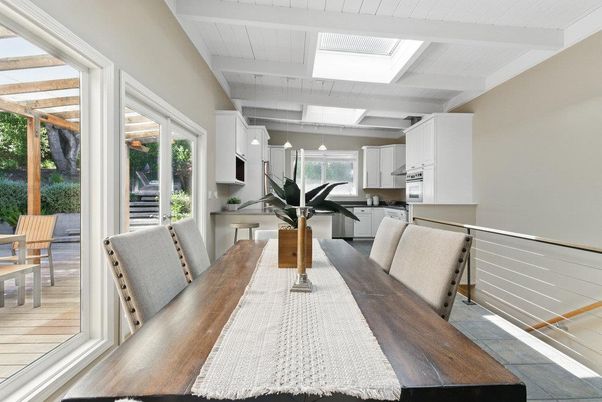 Dining room, Interior, Kitchen, Wood Texture Flooring
