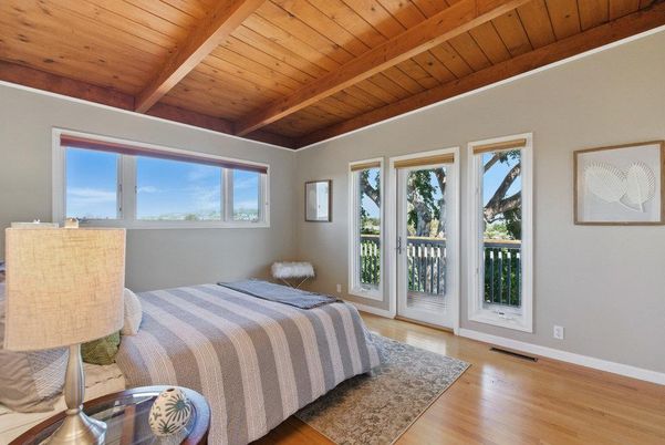Bedroom, Interior, Wooden Beams, Wooden Ceilings, Wood Texture Flooring