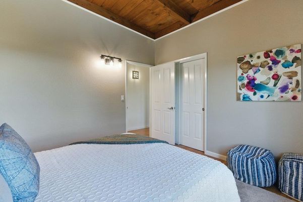 Bedroom, Interior, Wooden Beams, Wooden Ceilings