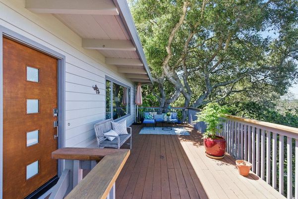 Exterior, Wood Texture Flooring
