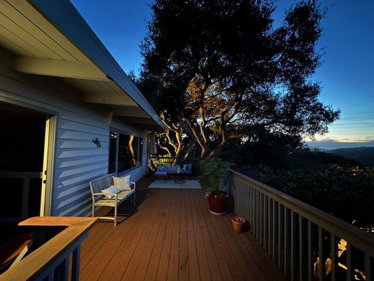 Exterior, Wood Texture Flooring