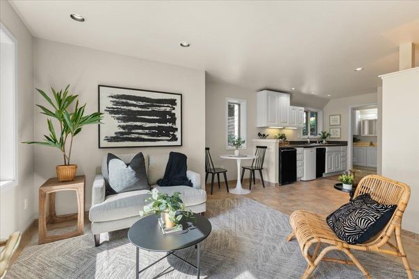 Dining room, Interior, Kitchen, Living room, Recessed Lighting