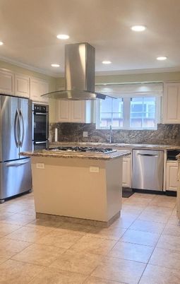 Interior, Kitchen, Recessed Lighting, Stainless Steel Appliances