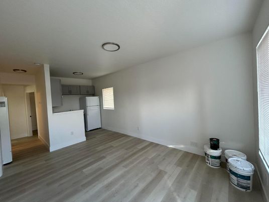 Empty room, Interior, Kitchen, Wood Texture Flooring