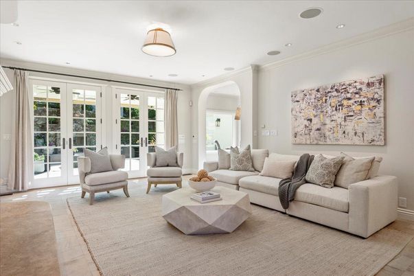 Interior, Living room, Recessed Lighting