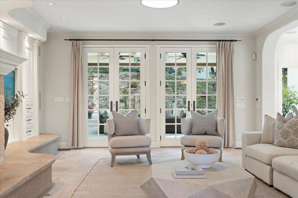Fireplace, Interior, Living room, Recessed Lighting