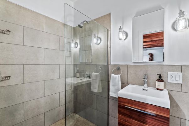 Bathroom, Glass Shower, Interior