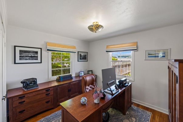 Home Office, Interior, Wood Texture Flooring