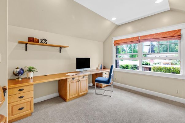 Home Office, Interior, Recessed Lighting