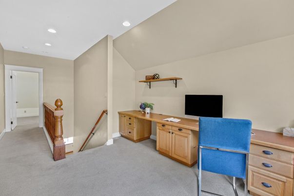 Home Office, Interior, Recessed Lighting