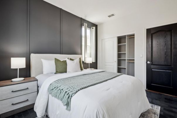 Bedroom, Interior, Wood Texture Flooring